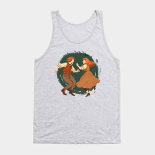 Partying Little Ones - Minimalist - Black - Fantasy Tank Top